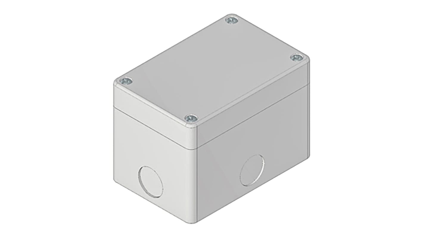 RS PRO Grey ABS Push Button Enclosure - 22mm Diameter