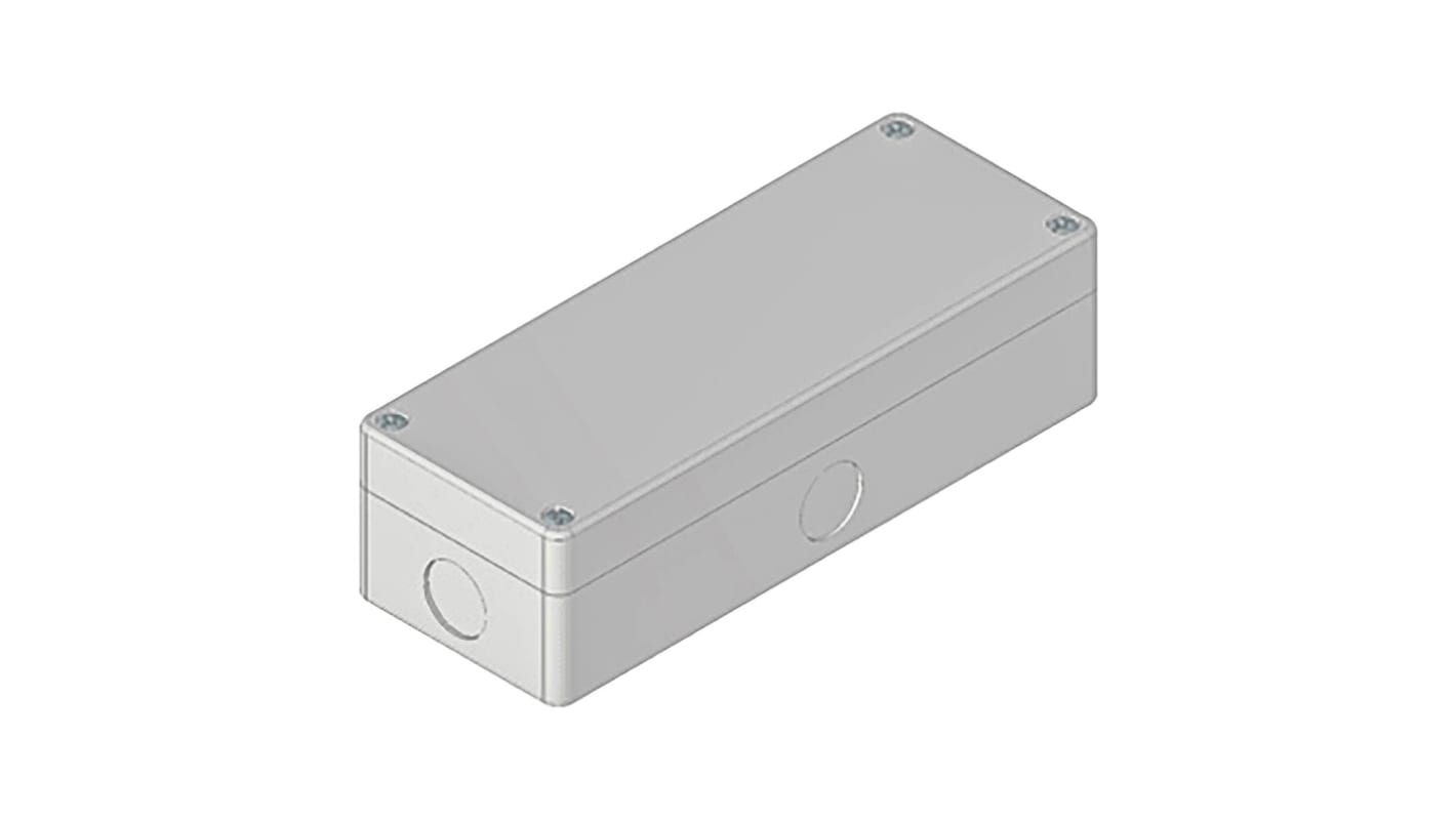 RS PRO Drucktaster-Gehäuse x Ø 22mm, 185 x 70 x 51mm, Grau, ABS, IP 65