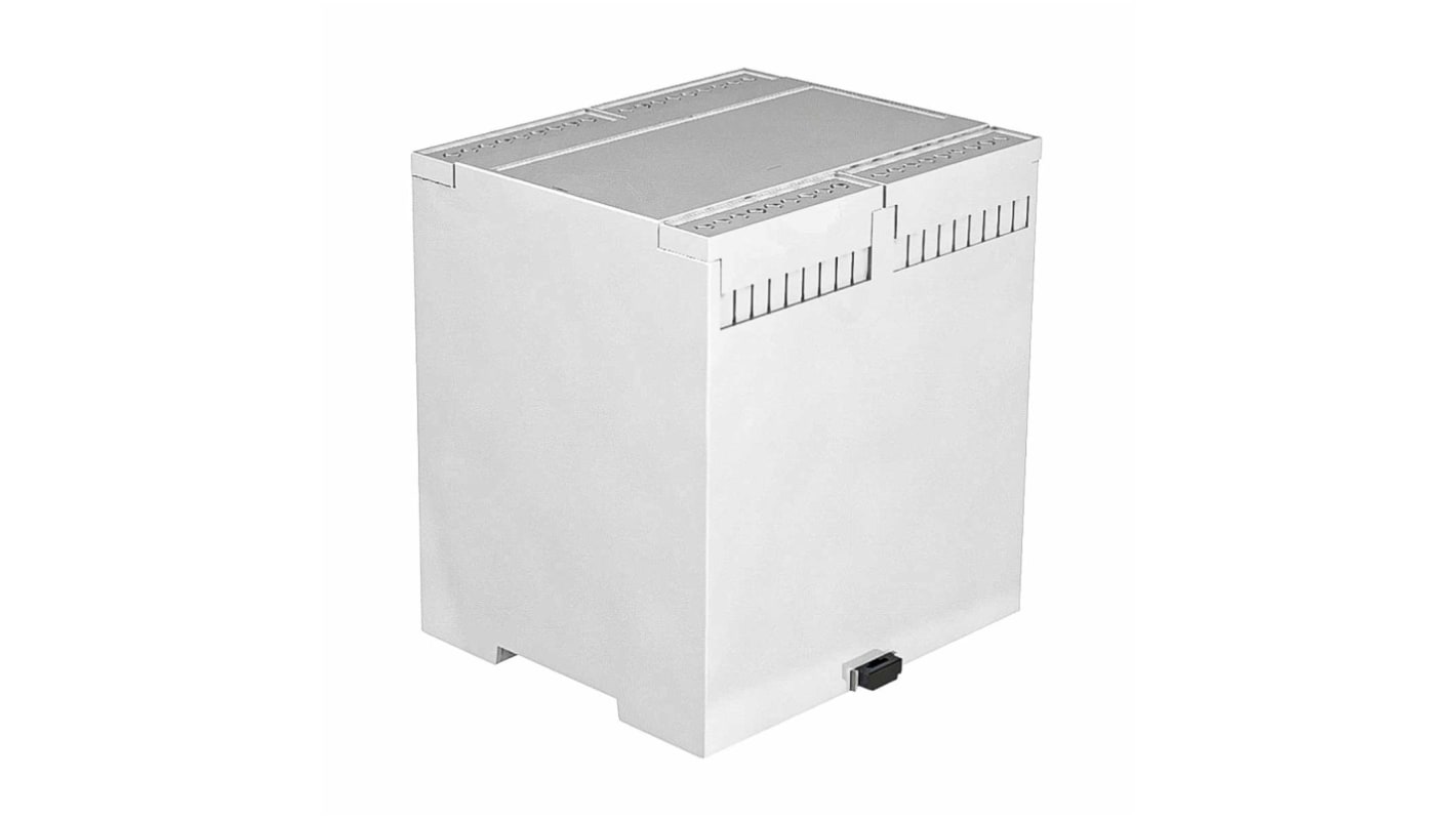 RS PRO Open Top Enclosure Type, 90 x 106.2 x 114mm, Polycarbonate DIN Rail Enclosure Kit
