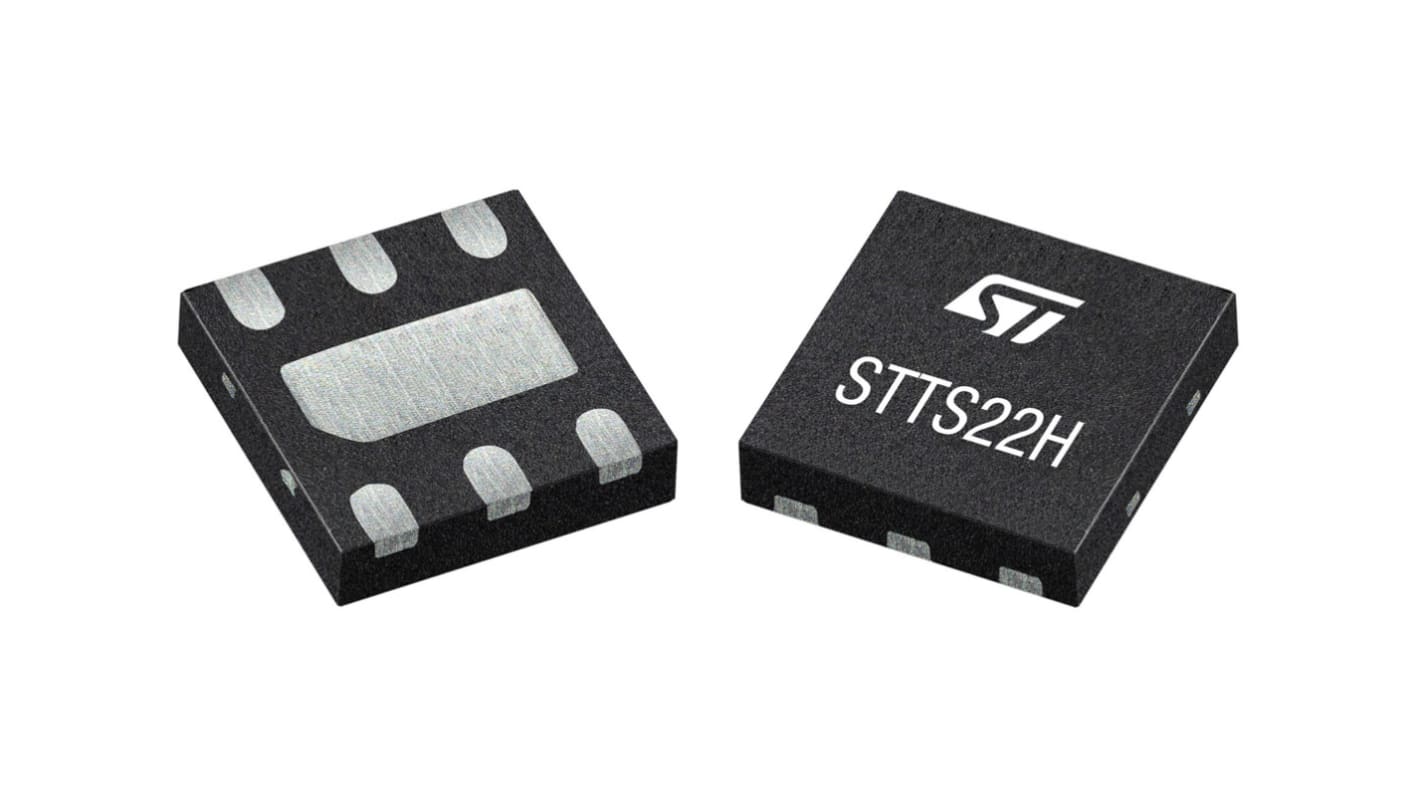 Sensore di temperatura STMicroelectronics, interfaccia I2C, montaggio , montaggio superficiale