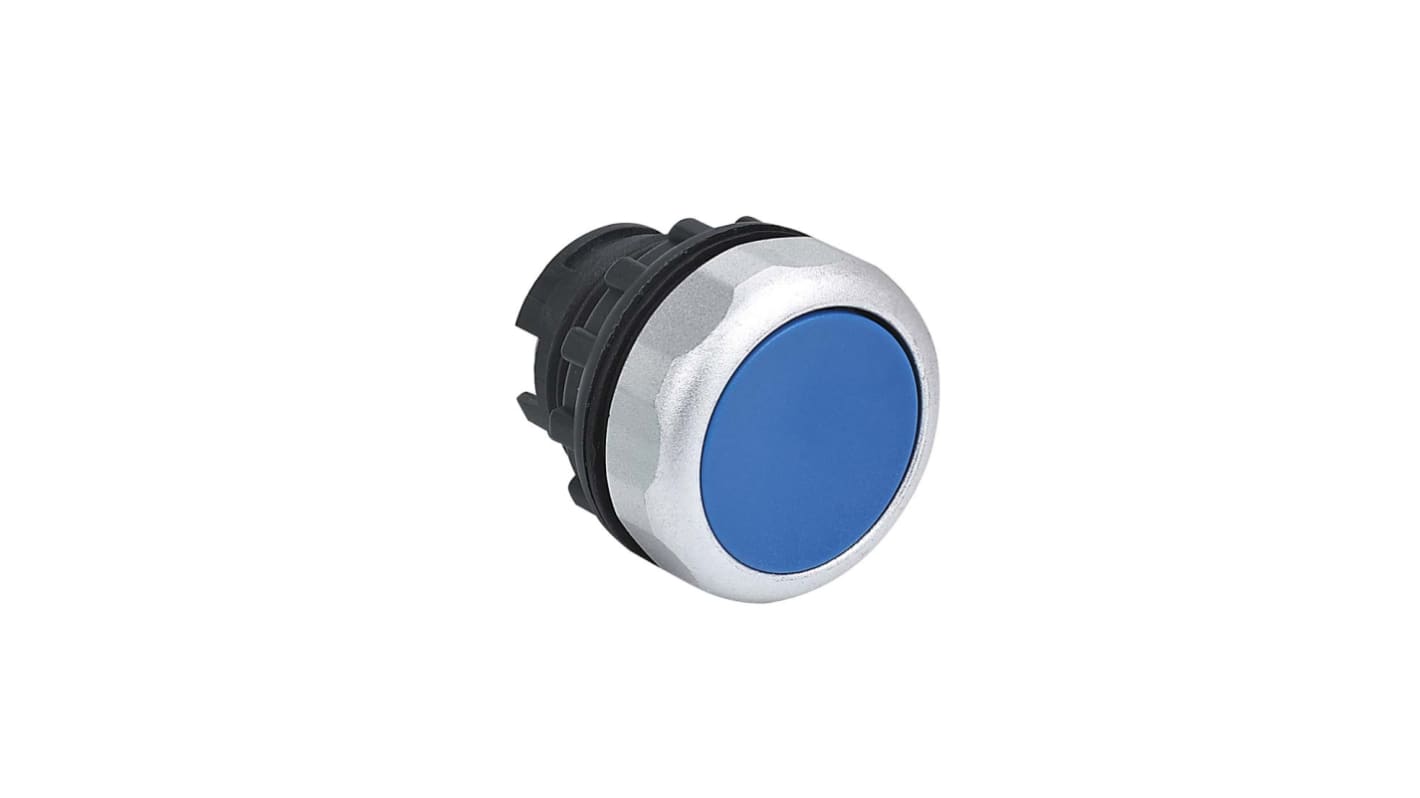 Cabezal de pulsador CHINT serie NP8, Ø 22mm, de color Azul, Momentáneo, IP65