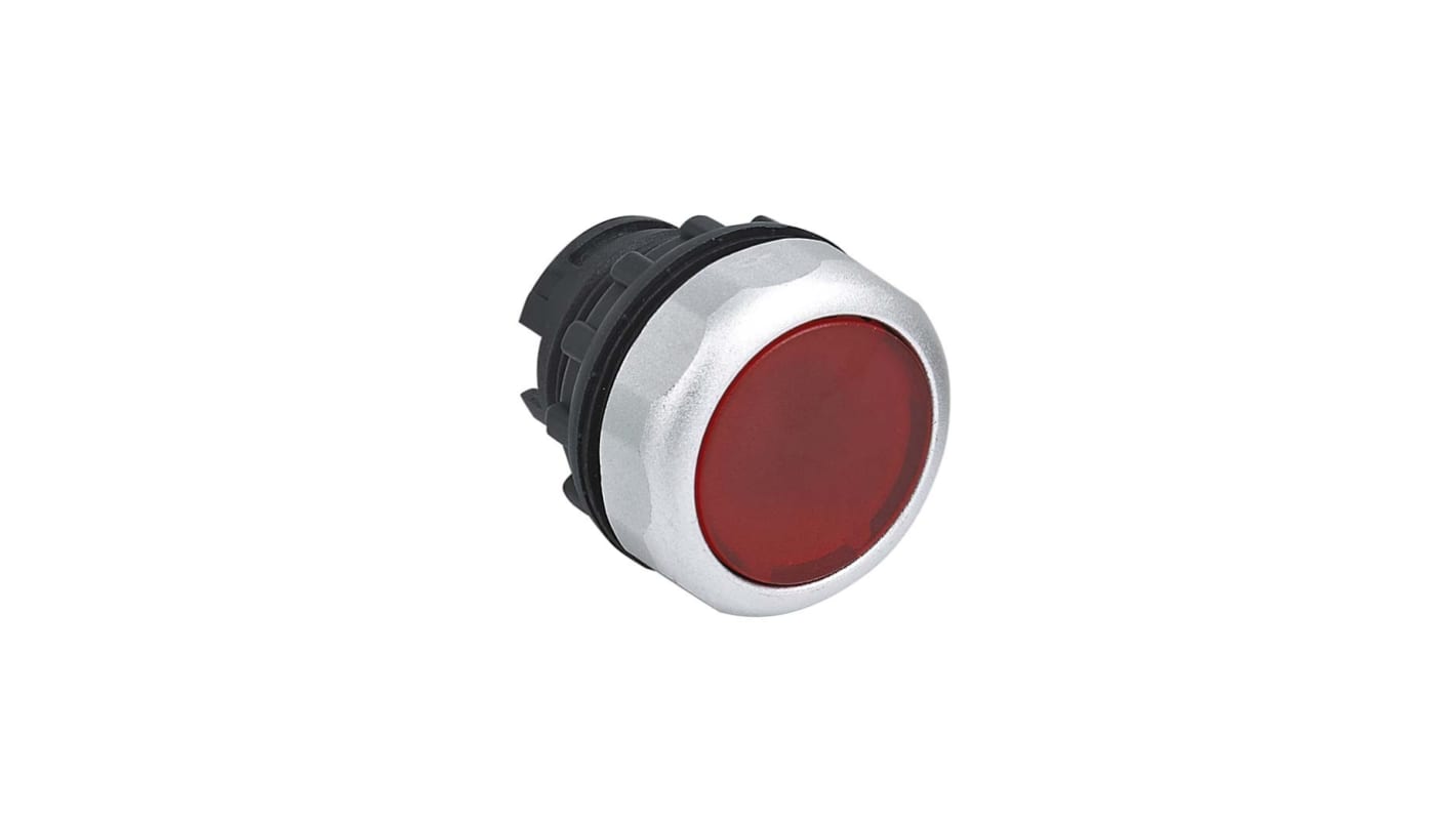 Cabezal de pulsador CHINT serie NP8, Ø 22mm, de color Rojo, Momentáneo, IP65