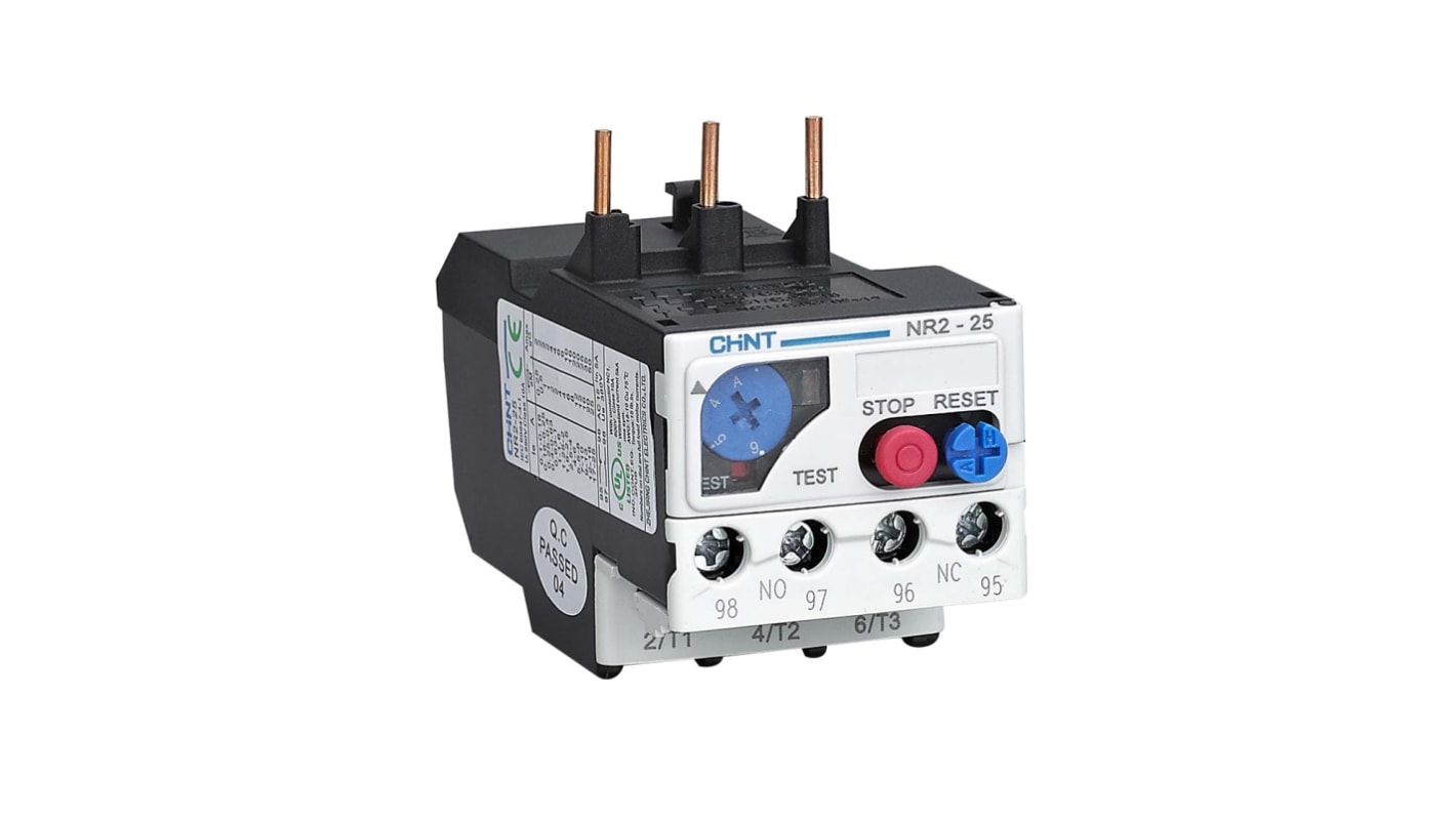 Relé de sobrecarga térmica CHINT NR2, 1 NA + 1 NC, 690 V ac, 6 A