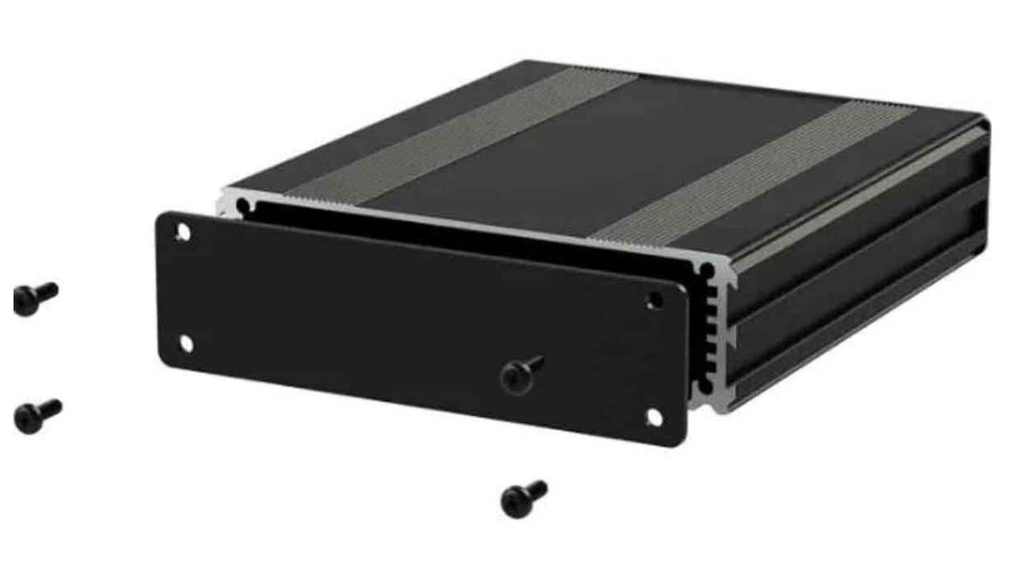 RS PRO Black Aluminium Instrument Case, 220 x 108.5 x 30mm