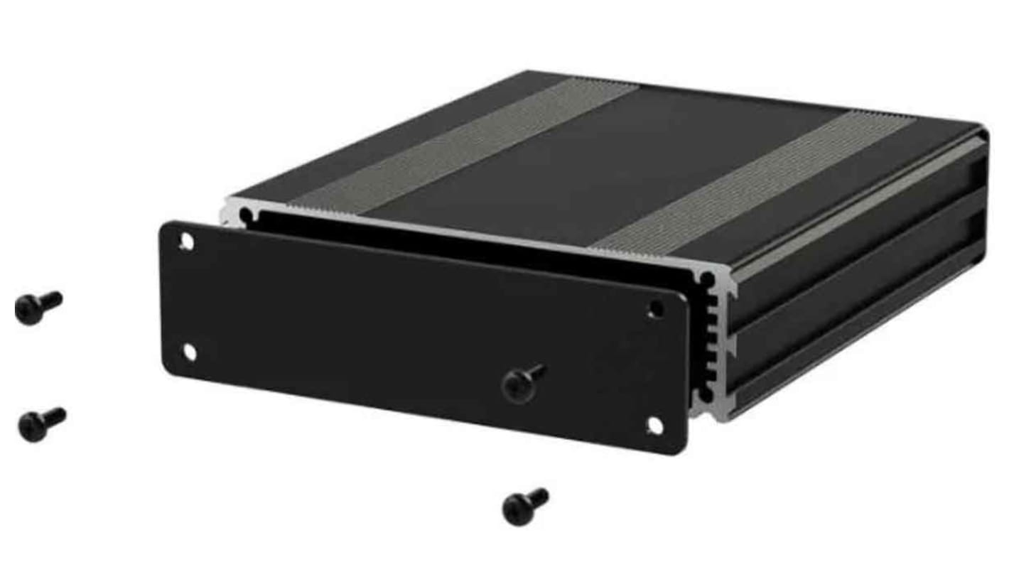 RS PRO Black Aluminium Instrument Case, 80 x 108.5 x 30mm
