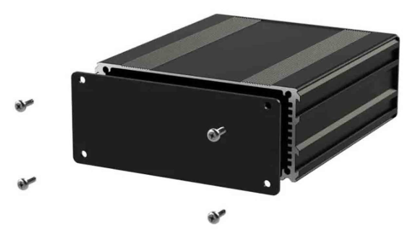 RS PRO Black Aluminium Instrument Case, 80 x 108.5 x 45mm