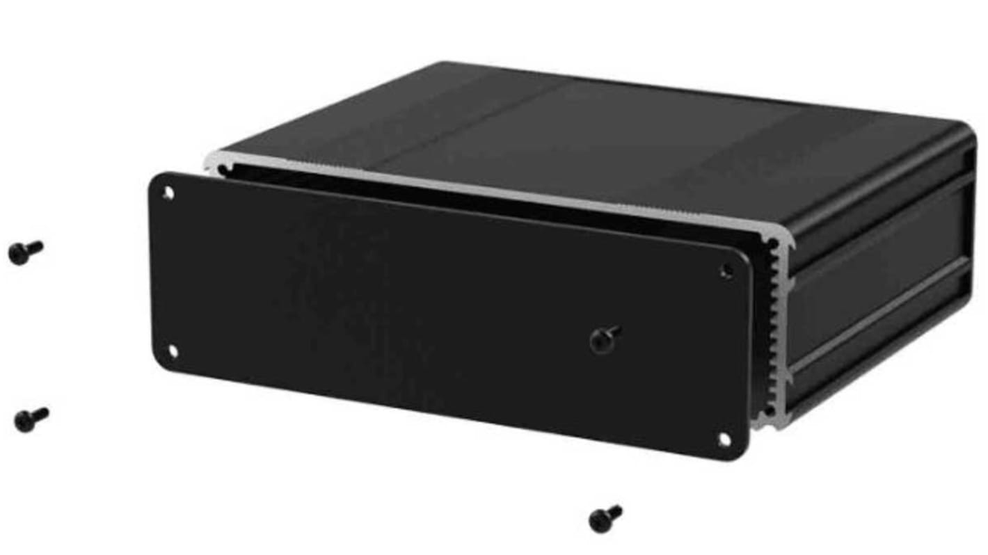 RS PRO Black Aluminium Instrument Case, 80 x 169.8 x 53.8mm