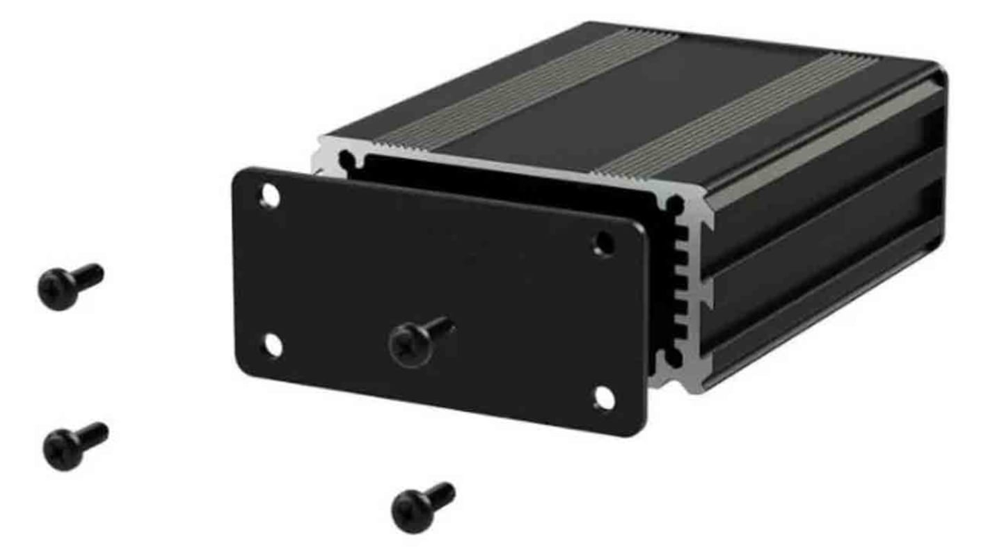 RS PRO Black Aluminium Instrument Case, 80 x 63.5 x 30mm