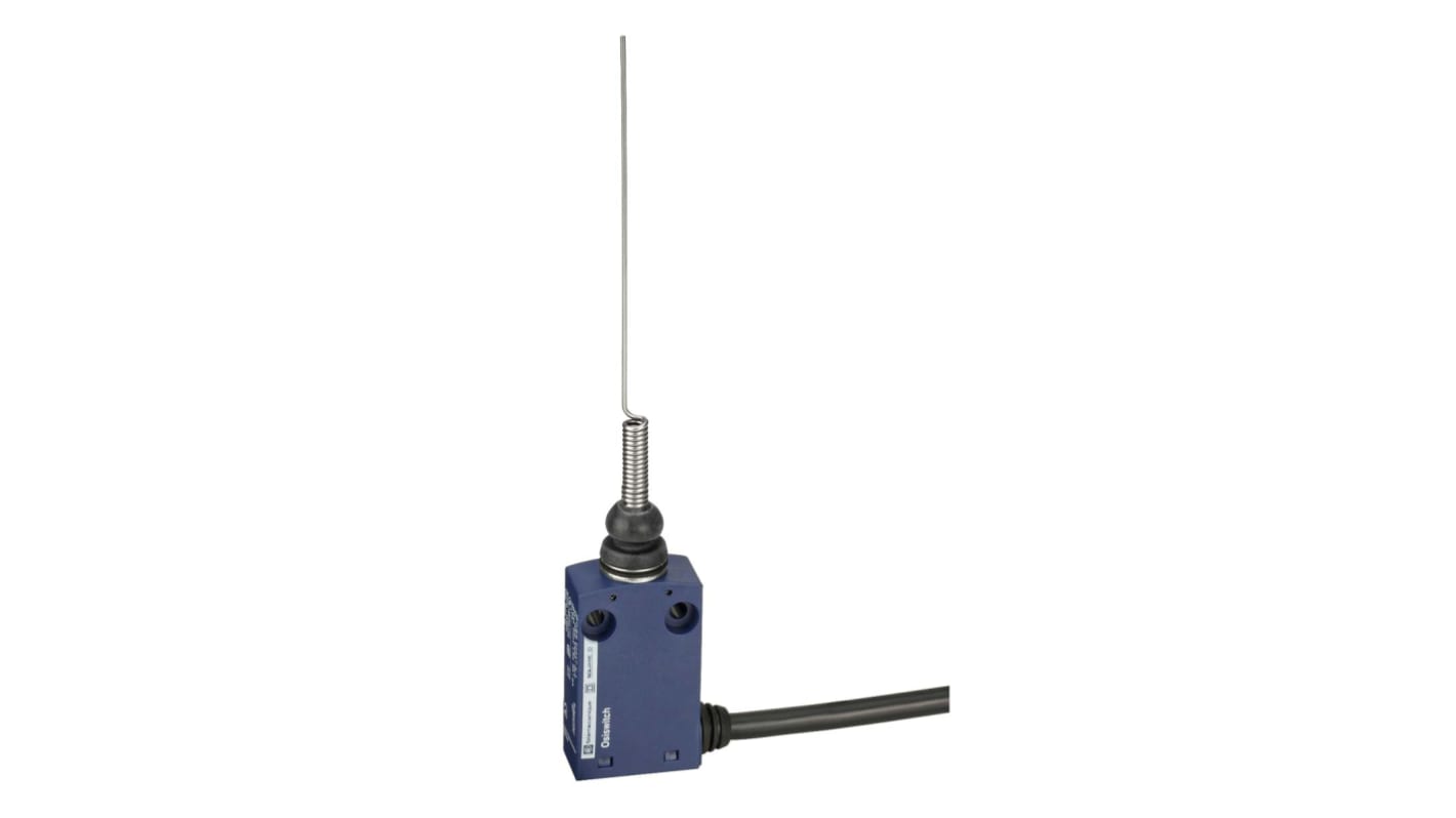 Telemecanique Sensors XCMN Series Spring Return Limit Switch, 1NC/1NO, IP65, DPST, Plastic Housing, 240V ac Max, 1.5A