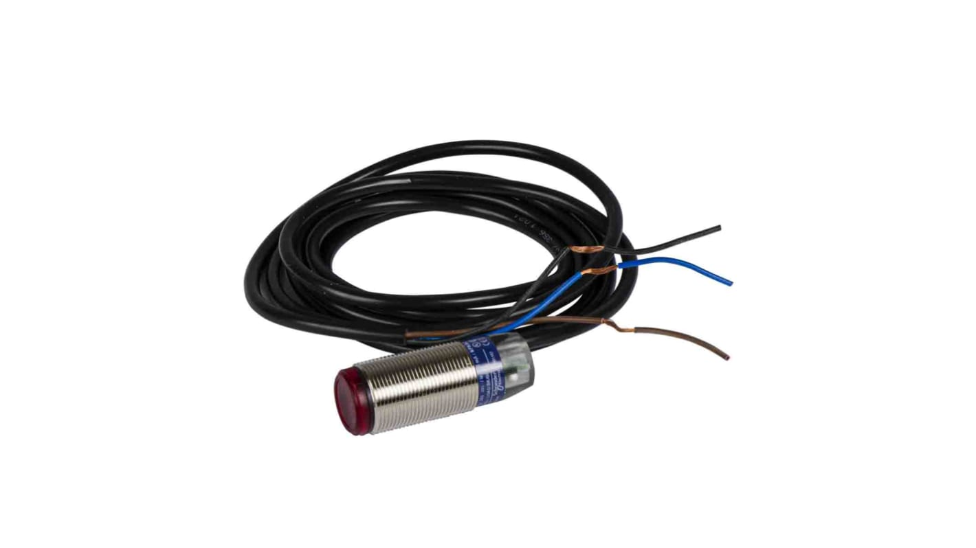 Rs-Online Sensore fotoelettrico Cilindrico Telemecanique Sensors a diffusione rilevamento 100 mm uscita NA PNP