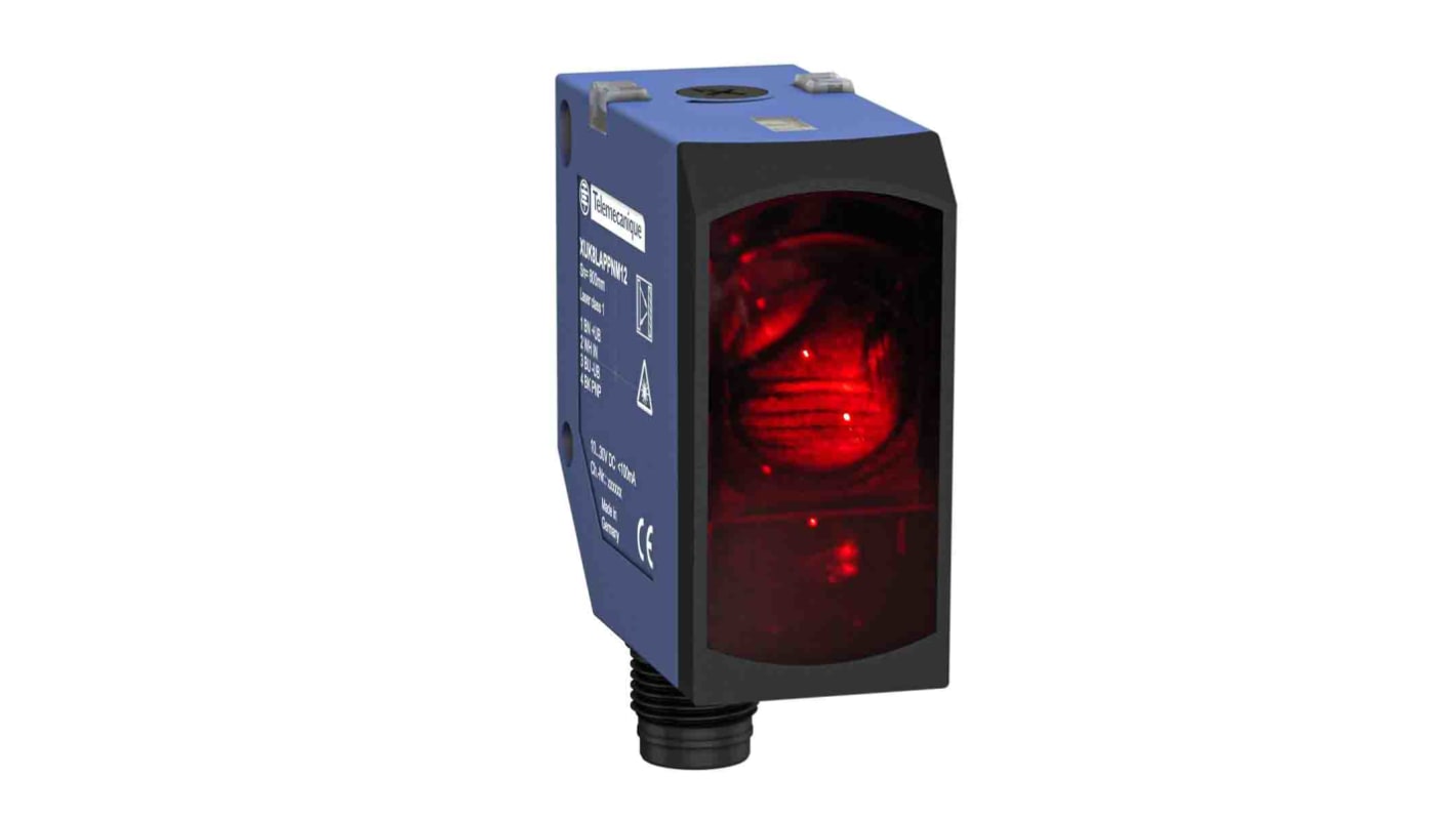 Rs-Online Sensore fotoelettrico Compatto Telemecanique Sensors a soppressione di sfondo rilevamento 1 2 m uscita NC NA PNP