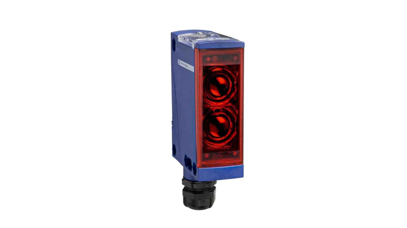 Rs-Online Sensore fotoelettrico Compatto Telemecanique Sensors a soppressione di sfondo rilevamento 2 m uscita NC NA NPN PNP