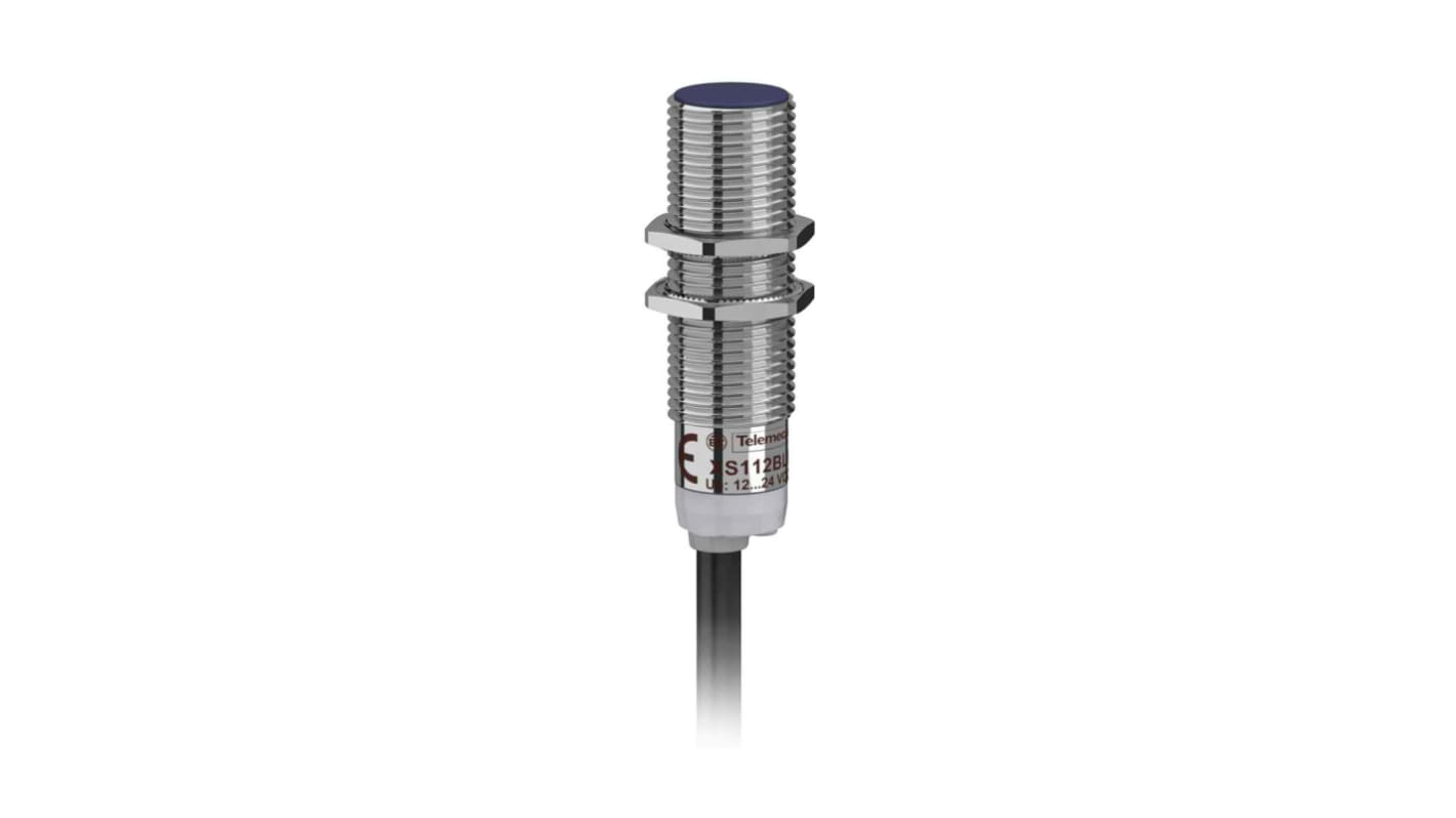 Rs-Online Sensore di prossimità Cilindro filettato Telemecanique Sensors M12 rilevamento 4 mm 10 36 V c.c. 12 24 V c.c