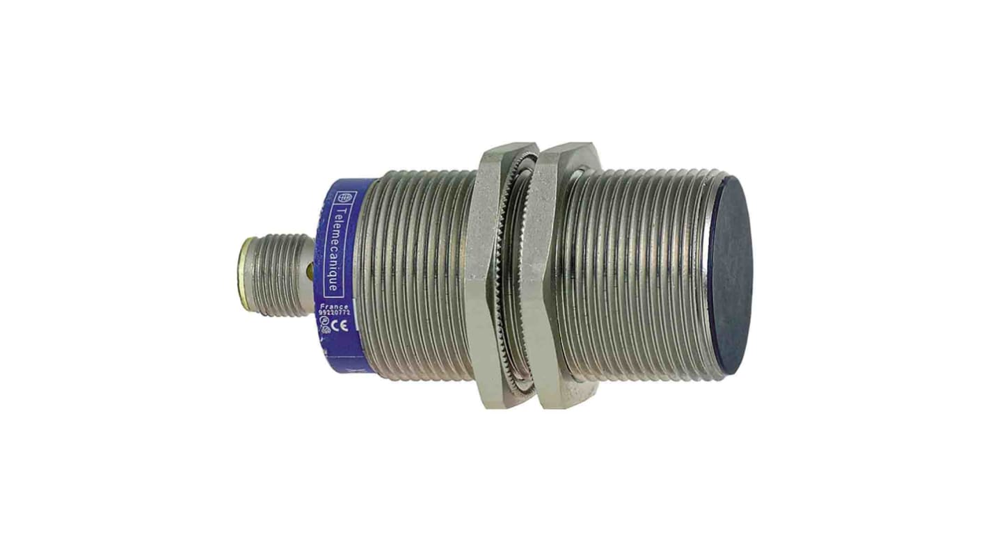 Rs-Online Sensore di prossimità Cilindro filettato Telemecanique Sensors M30 rilevamento 10 mm 20→ 264 V c.a./c.c