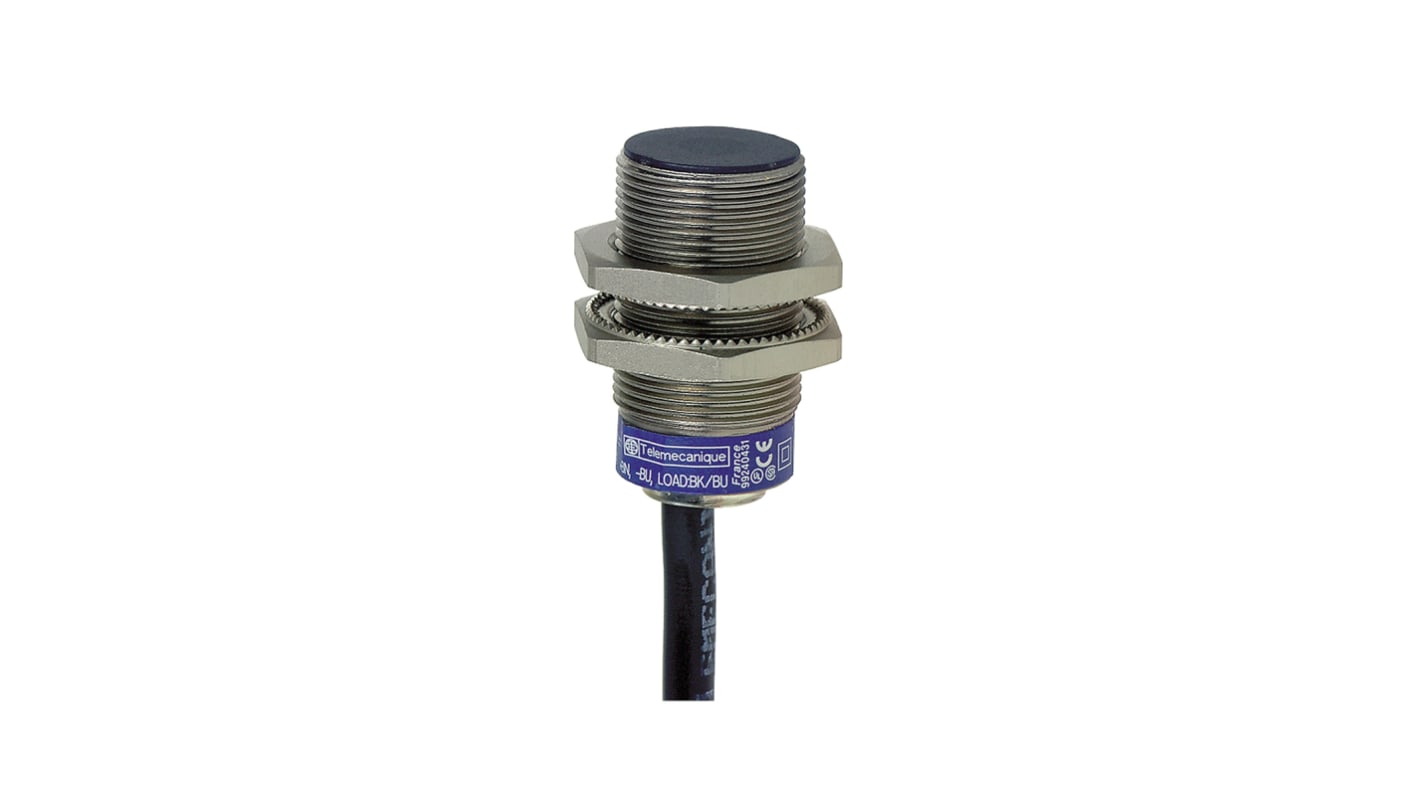 Rs-Online Sensore di prossimità Cilindro filettato Telemecanique Sensors M18 rilevamento 10 mm 10 36 V c.c. 12 24 V c.c