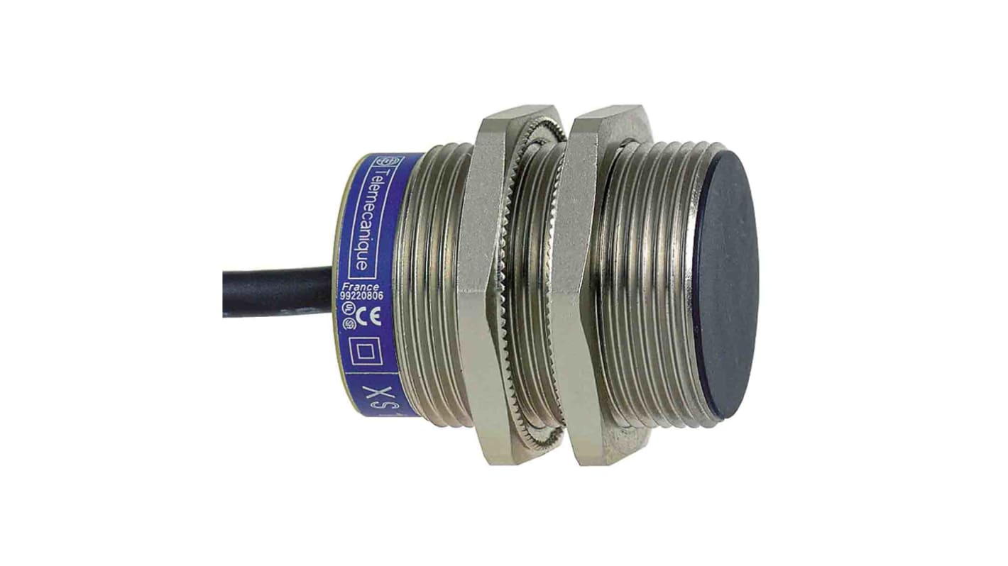 Rs-Online Sensore di prossimità Cilindro filettato Telemecanique Sensors M30 rilevamento 20 mm 10 36 V c.c. 12 24 V c.c