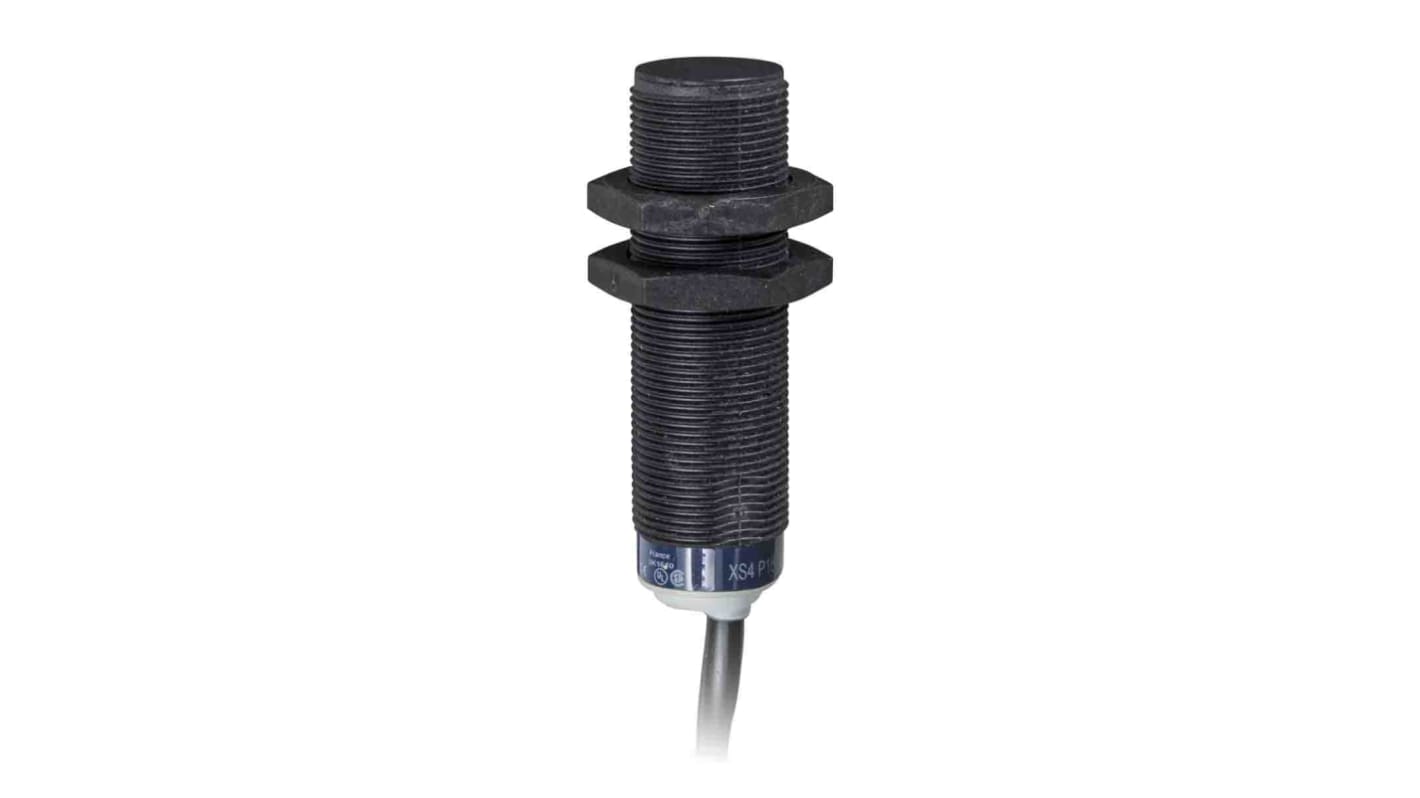 Rs-Online Sensore di prossimità Cilindro filettato Telemecanique Sensors M18 rilevamento 8 mm 264 V c.a./c.c. 240 V c.a./c.c