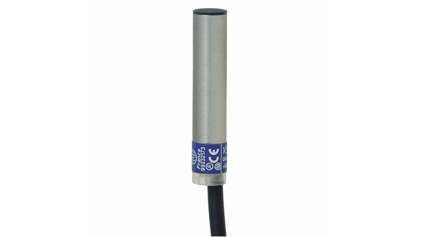 Telemecanique Sensors Inductive Barrel Proximity Sensor, 1.5 mm Detection, PNP NO, 10 → 36 V dc, 12 → 24