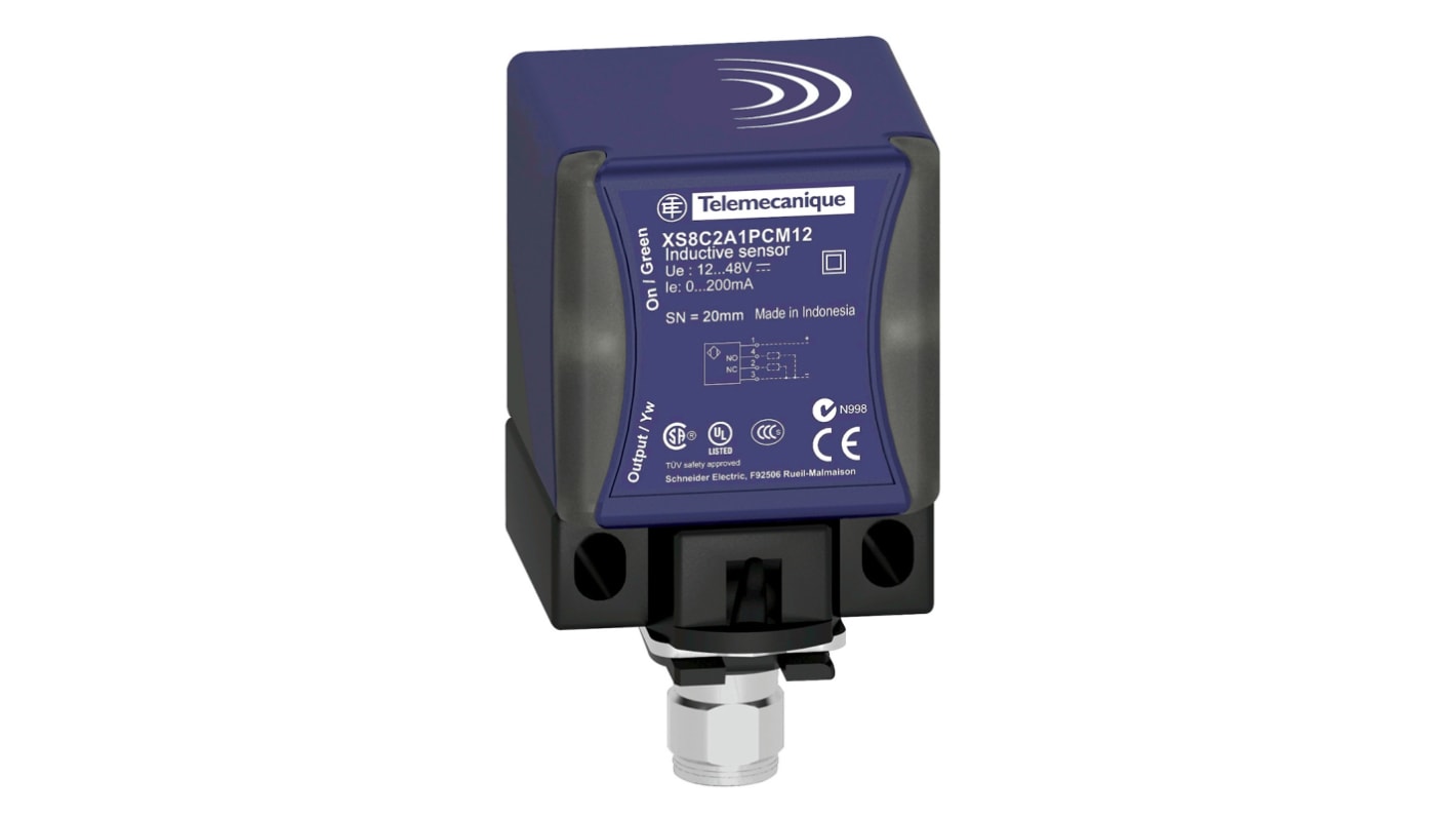 Rs-Online Sensore di prossimità a parallelepipedo Telemecanique Sensors rilevamento 15 mm 10 36 V c.c. 12 24 V c.c