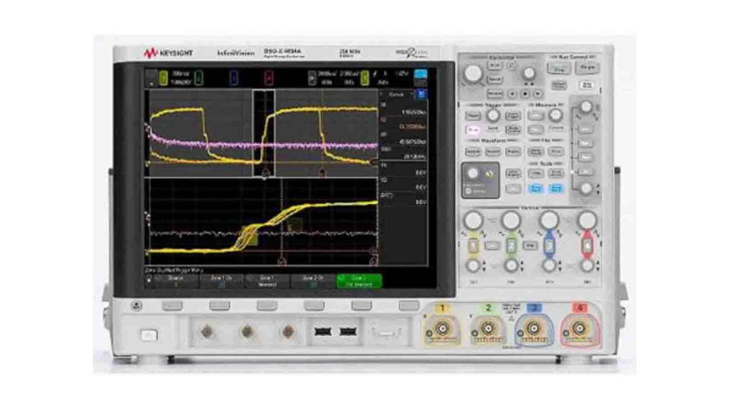 Keysight DSOX4154A Speicher Tisch Oszilloskop 4-Kanal Analog / 16 Digital 1.5GHz, ISO-kalibriert