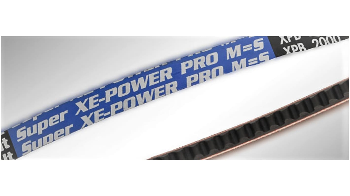 OPTIBELT XE-Power Gummi Antriebsriemen, XPA-Profil 12.7mm x 10mm x 1357mm, Scheiben-Ø 71mm