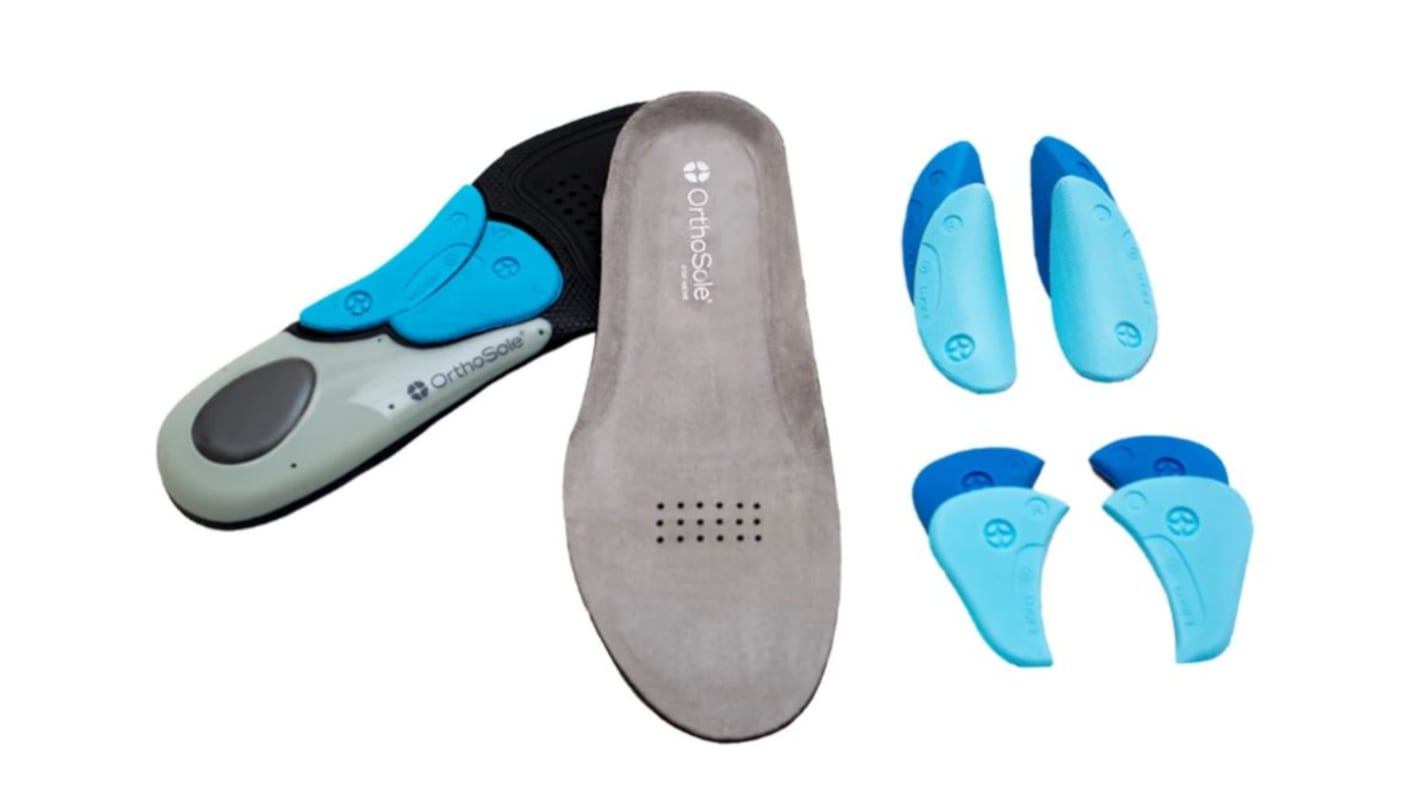 Orthosole Blue, Grey Insole, Size 8-8.5 (UK), 42-42.5 (EU)