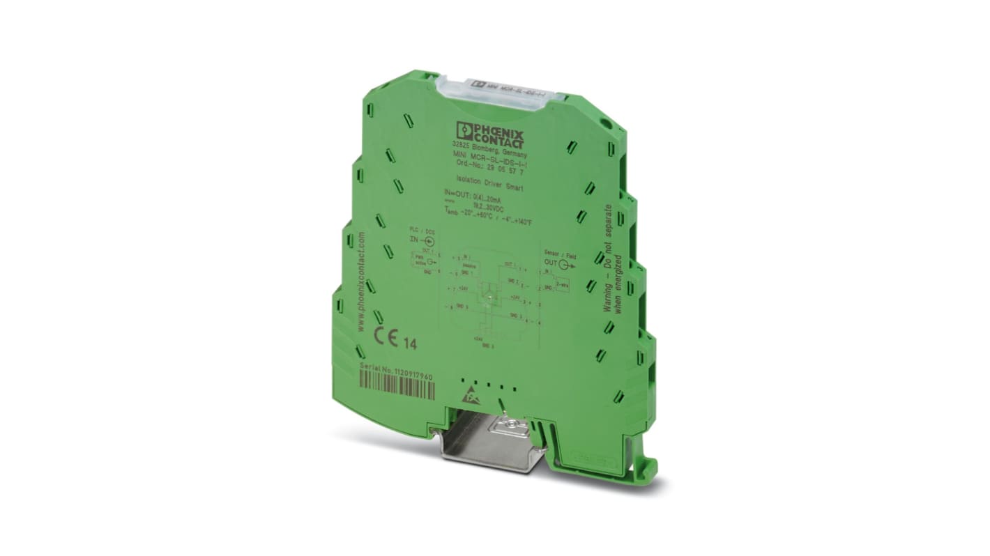 Phoenix Contact MACX MCR Series Signal Conditioner, Current Input, Current Output, 19.2 → 30V dc Supply, ATEX