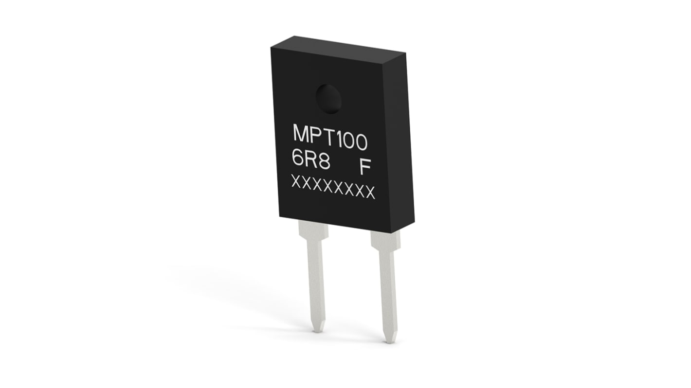 TE Connectivity 100Ω Power Film Through Hole Fixed Resistor 100W 1% MPT100C100RF