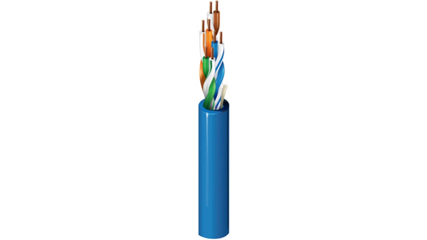 Belden Cat5e Ethernetkabel Cat.5e, 304m, Grau Verlegekabel U/UTP, PVC