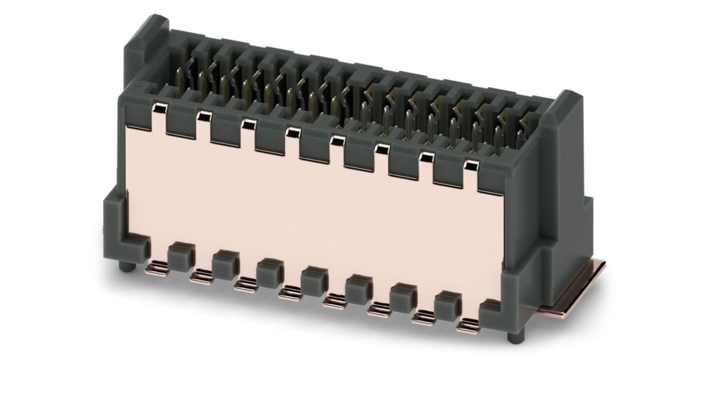 Konektor PCB, řada: FP 0.8/ 32-MV-SH, Deska-Deska, počet kontaktů: 32, počet řad: 2, rozteč: 0.8mm izolace pájením,