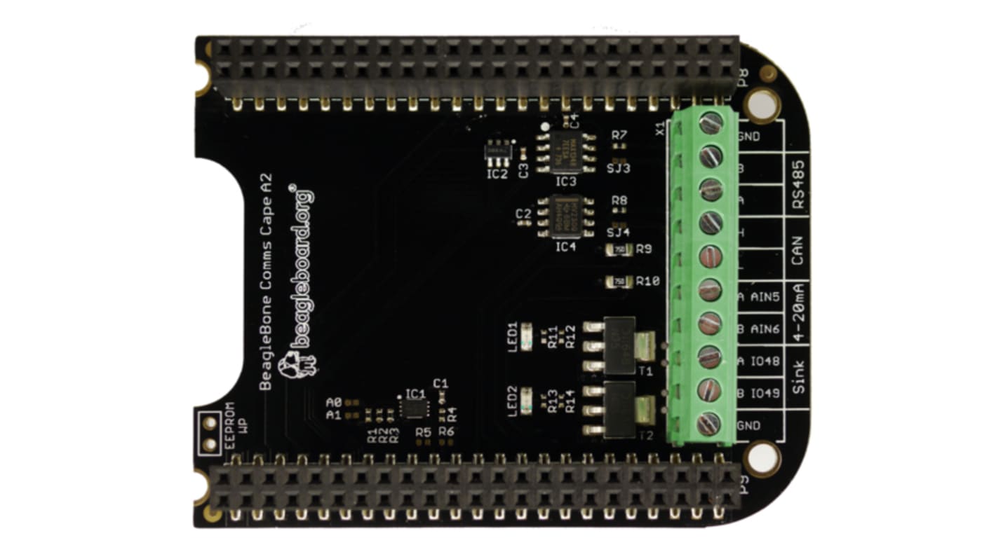 Beagleboard Entwicklungstool Kommunikation und Drahtlos für Beagleboard schwarz