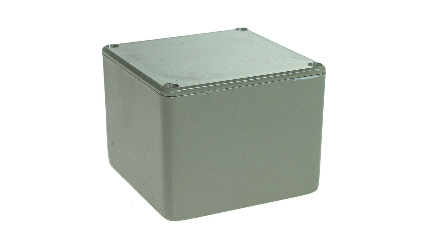 RS PRO Grey ABS General Purpose Enclosure, IP54, Grey Lid, 55 x 55 x 42mm