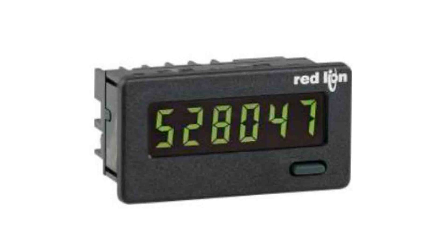 Red Lion CUB4L0 Counter, 6 Digit LCD, 9 → 28 V dc