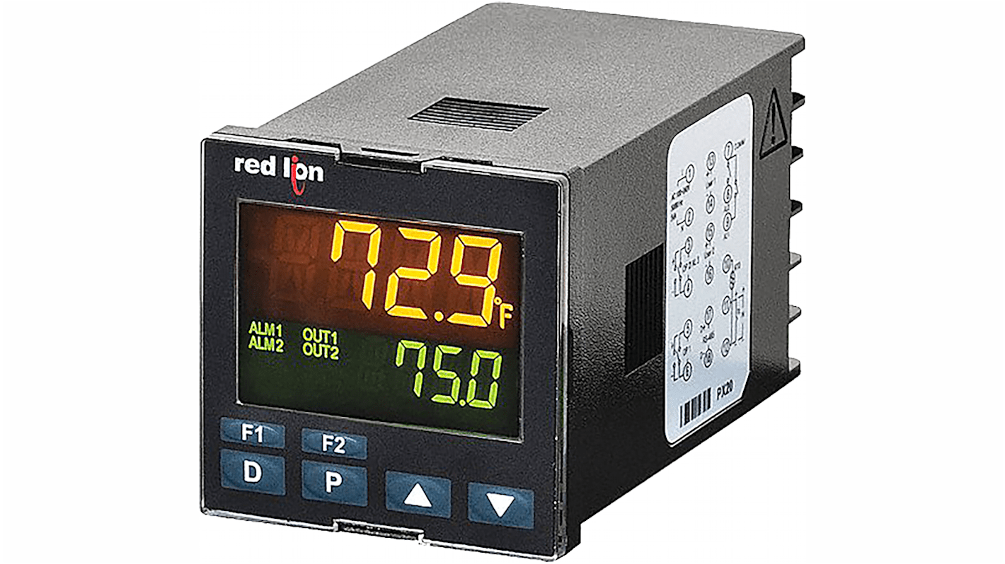 Rs-Online Termoregolatori PID Red Lion PXU 24 V c.c. 48 x 48mm 1 uscita Relè