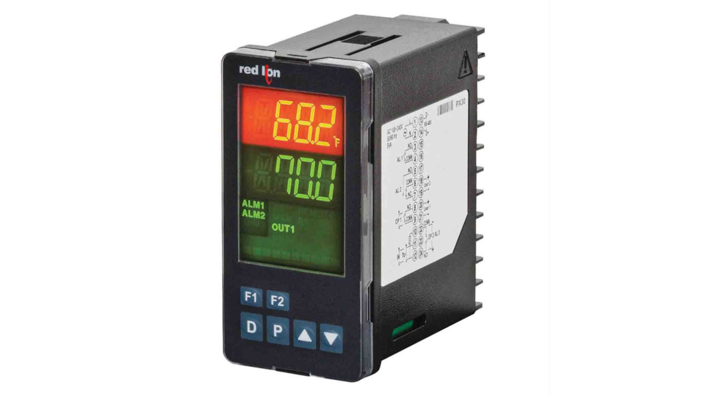 Rs-Online Termoregolatori PID Red Lion PXU 100 240 V c.a. 48 x 48mm 1 uscita Relè