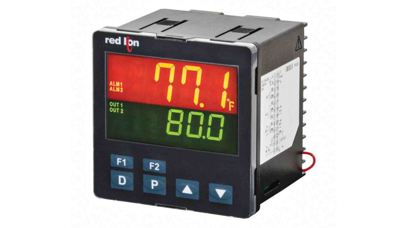 Rs-Online Termoregolatori PID Red Lion PXU 24 V c.c. 95.8 x 95.8mm 2 uscite 4 -20 mA c.c. relè