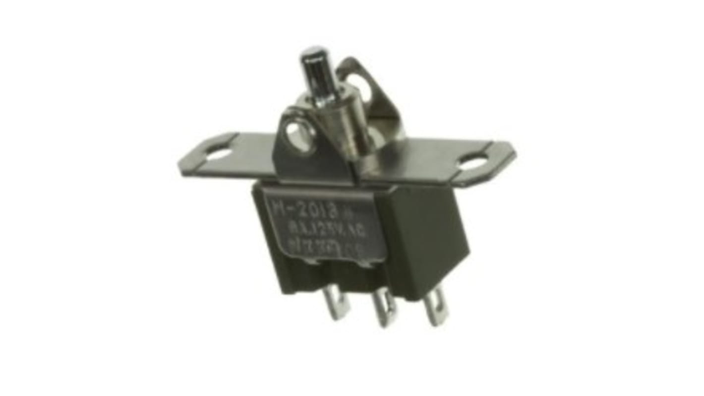 NKK Switches Tafelmontage Kippschalter 1-polig Ein-Aus-Ein 6 A, IP 67, Lötfahne