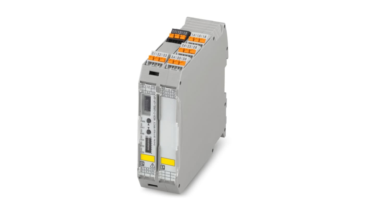 Phoenix Contact MACX MCR Series Signal Conditioner, RTD, Thermocouple Input, Relay Output, 24 → 230V ac/dc