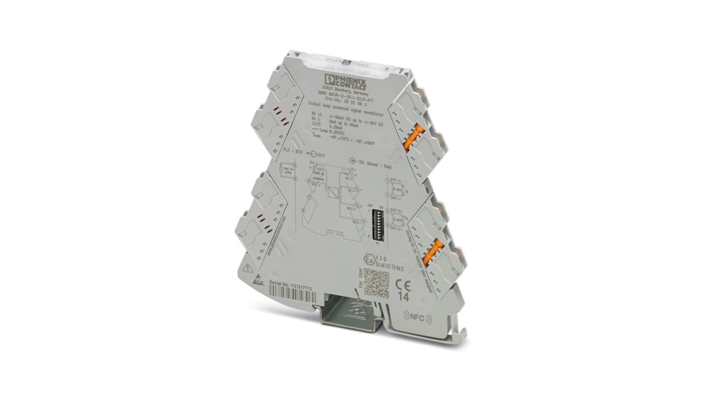 Phoenix Contact MACX MCR Signalwandler, Schleifengespeister Isolator 8 → 30V dc, Strom, Spannung 2 mA →