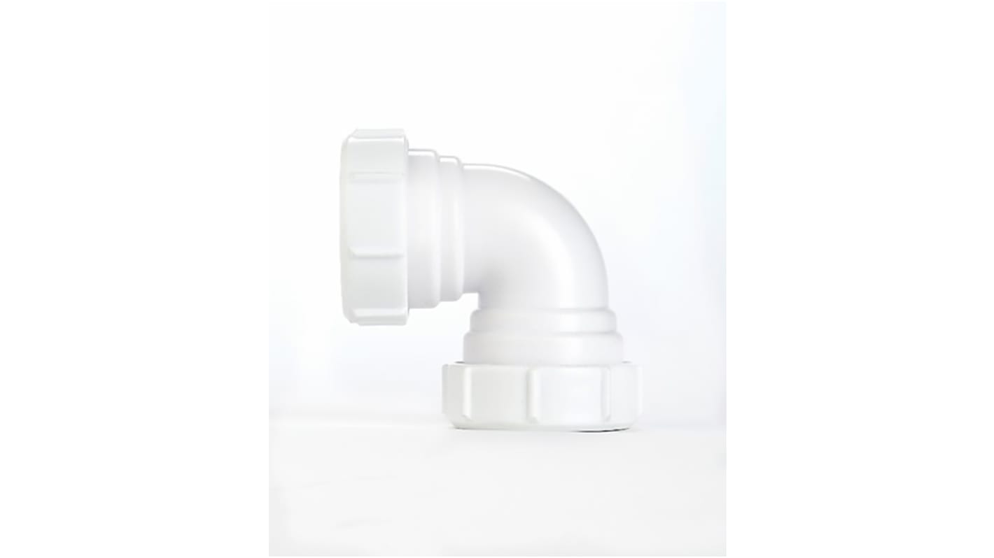 RS PRO 90° Knuckle Bend PVC Pipe Fitting, 32mm