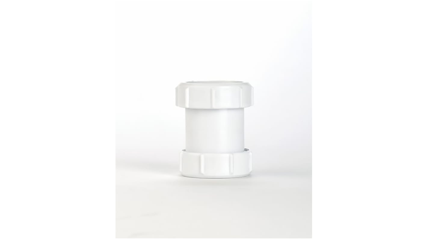 RS PRO Plastic Pipe Fitting, Straight Coupler, 32mm