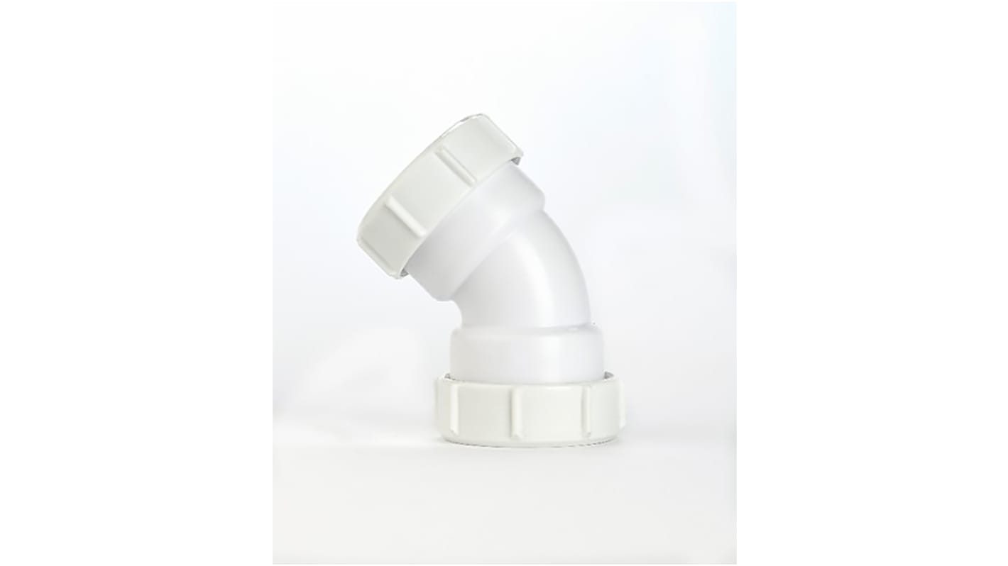RS PRO Plastic Pipe Fitting, 135° Multi-Fit Bend, 40mm