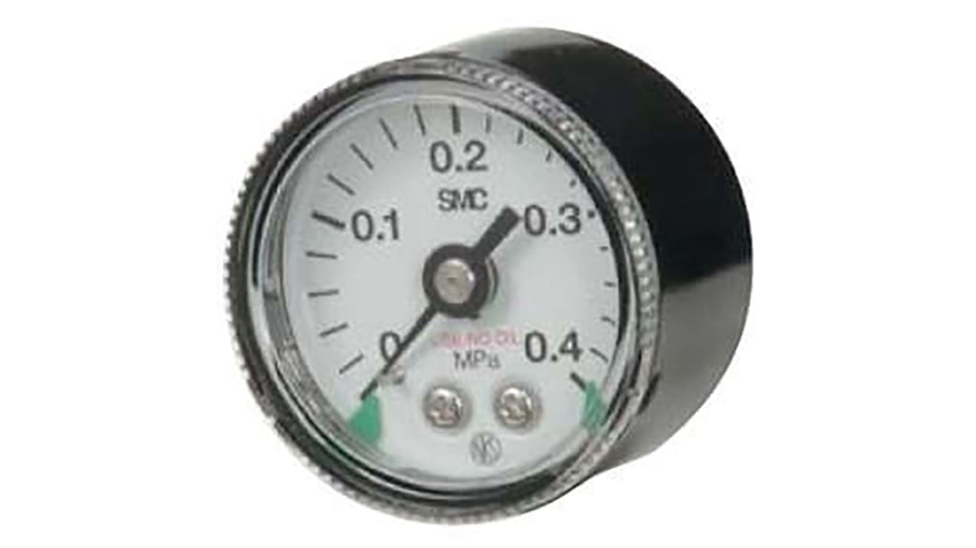 SMC 圧力計, 0MPa → 0.4MPa, G46-4-02-SRA | RS