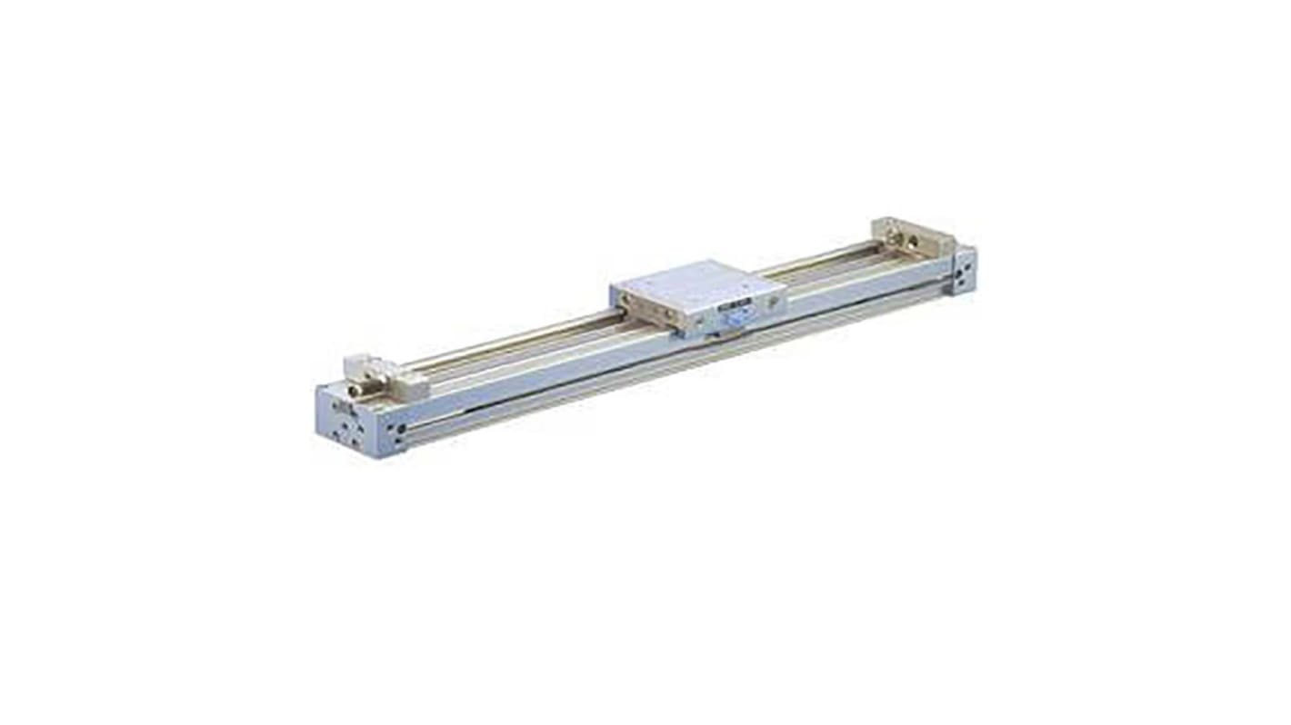 SMC Double Acting Rodless Pneumatic Cylinder 500mm Stroke, 32mm Bore