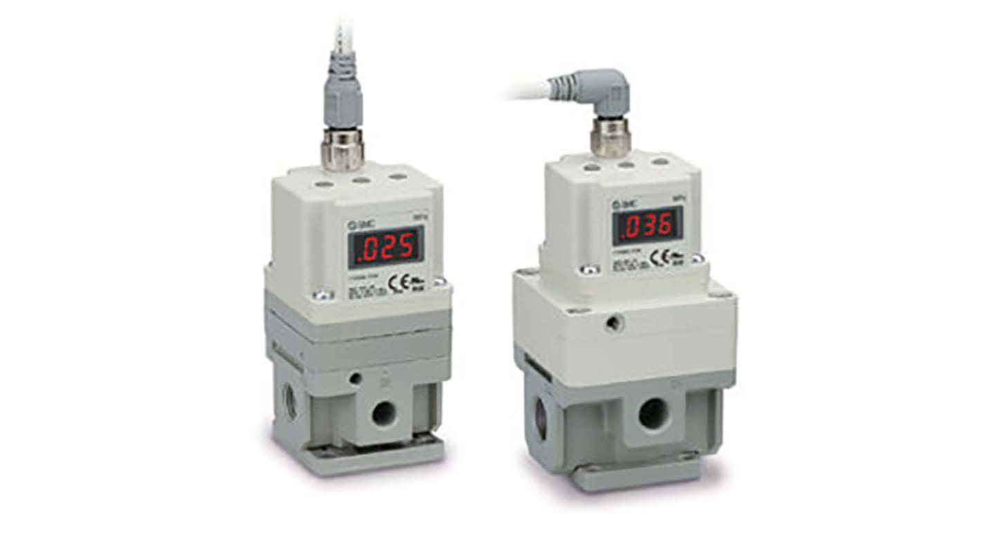 SMC G 3/8 Pneumatic Regulator - 0.005MPa to 0.9MPa, 3/8in, 1MPa max. input