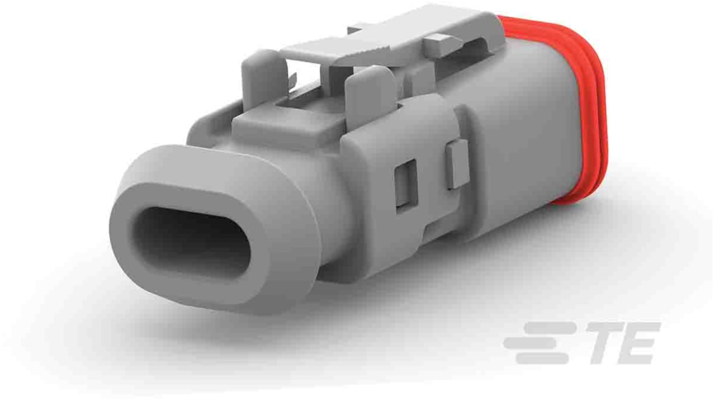 Deutsch, DEUTSCH DT Automotive Connector Plug Grey 2 Way DT06-2S-TE81 / 2-2303815-1