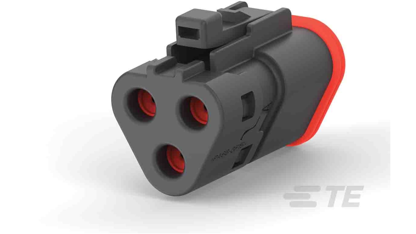 Connettore automotive Deutsch, Maschio, 13A, 3 vie, 2 file