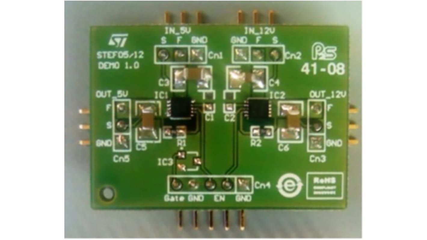 Placa de desarrollo STMicroelectronics Power Line Protection Board - STEVAL-IFP021V1