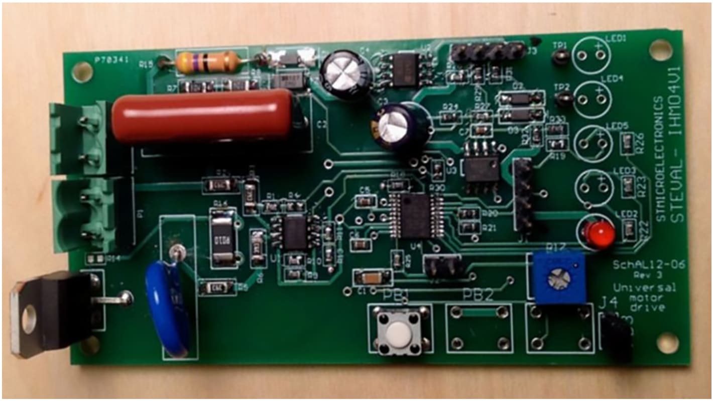 STマイクロ,  評価ボード, 評価ボード, ユニバーサルモータドライバ 用, STEVAL-IHM041V1
