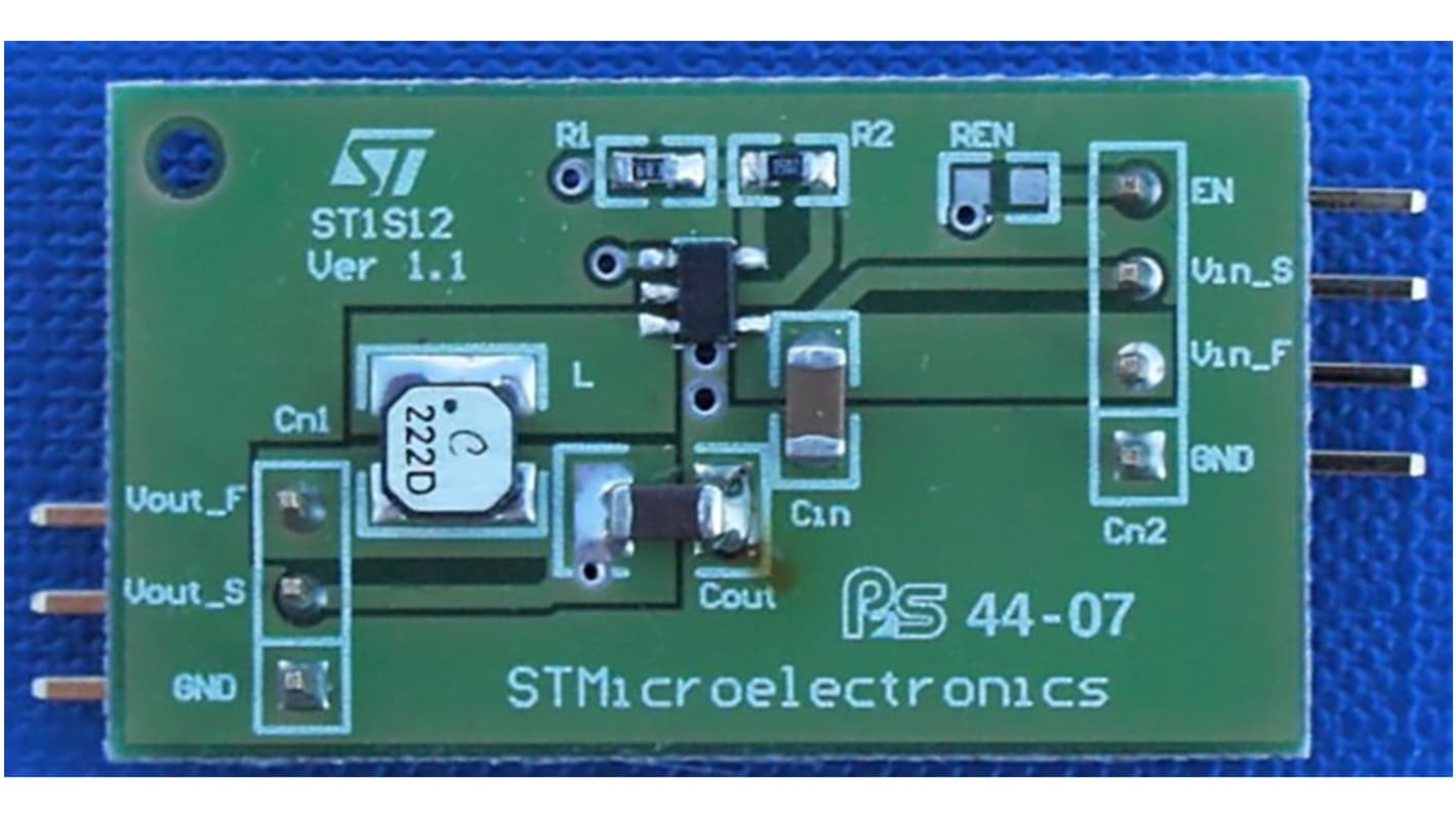 STマイクロ,  電源IC 開発キット, 評価ボード, HDD アプリケーションにおける低電圧デジタルコアの給電 用, STEVAL-ISA055V2